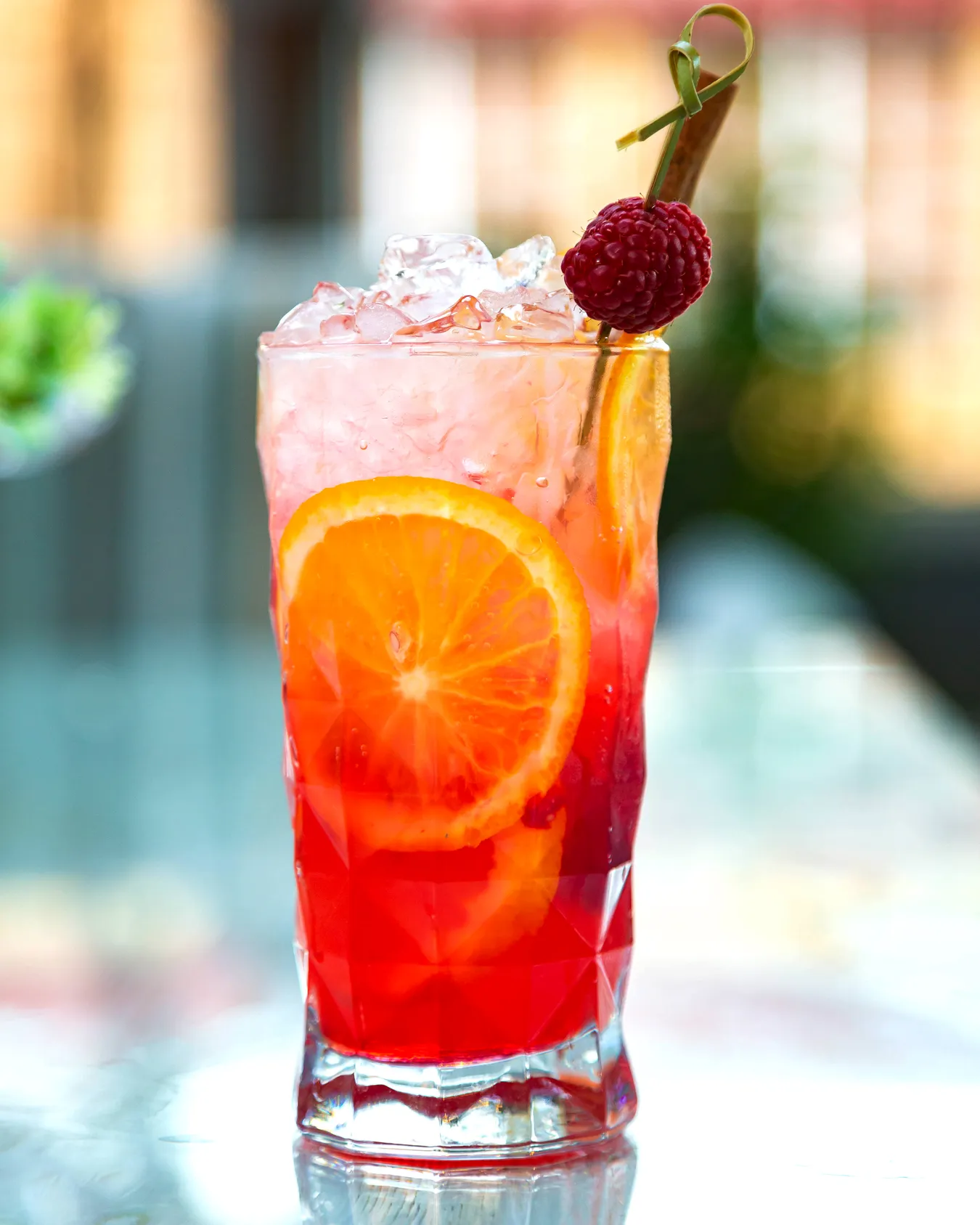 Wodka, Limette, Cranberry, Orange, Pfirsich